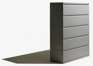 1 Painted File Cabinet 1 Painted File Cabinet