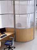 curved partition