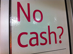 no cash