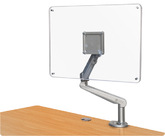 Flat screen monitor arm, single.