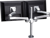 Dual flat screen monitor arm