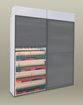 Secured end tab filing